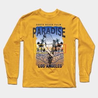 Paradise beach California Long Sleeve T-Shirt